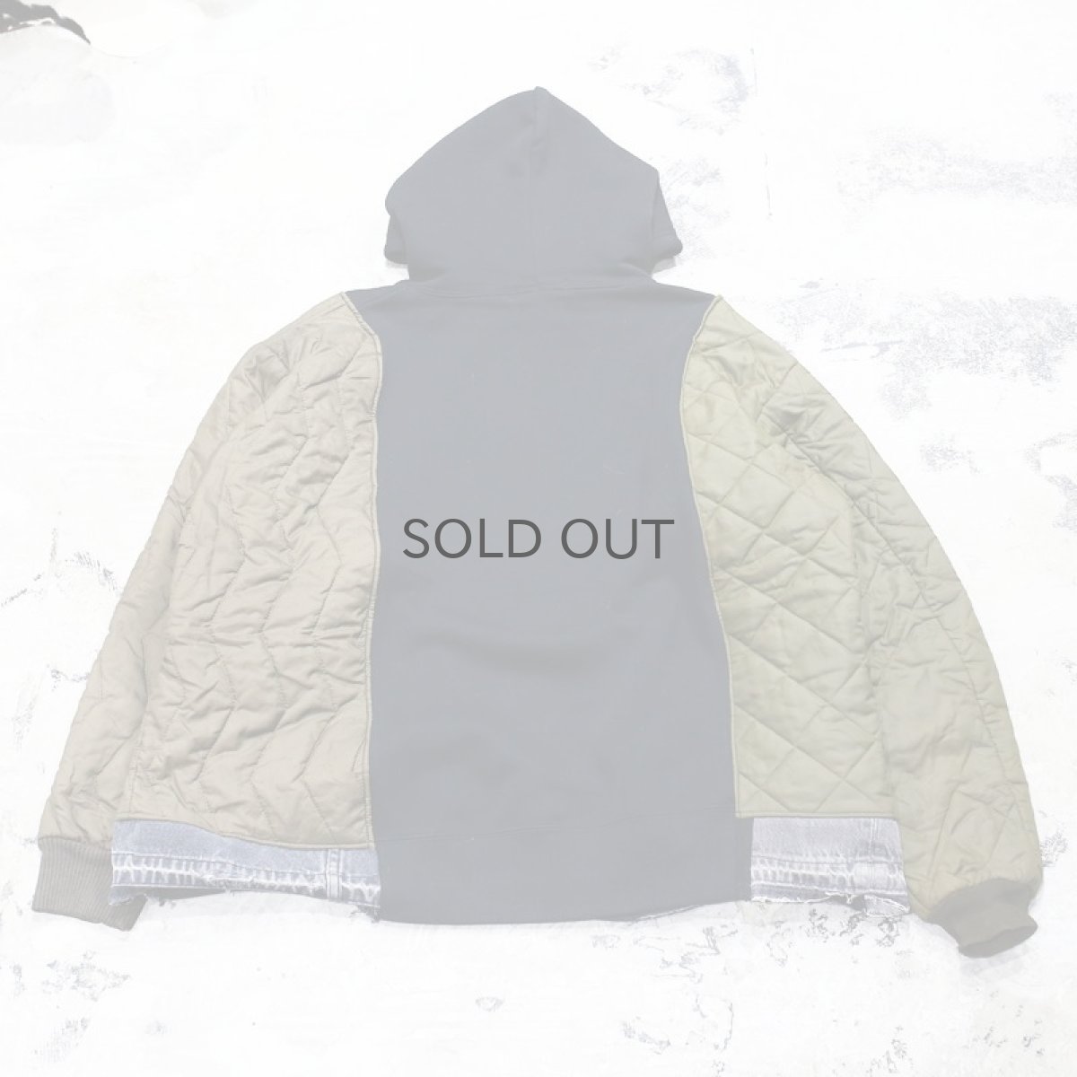 画像2: 【Wiz&Witch】"UNITED" MIX FABRIC SWEAT PARKA / OS (2)