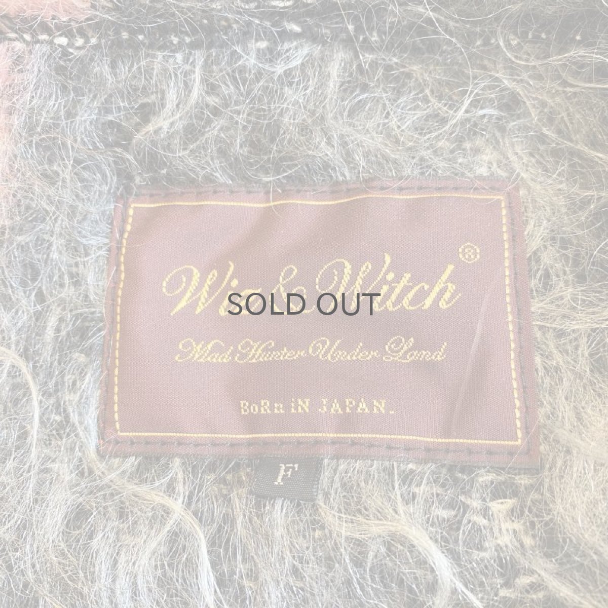 画像10: 【Wiz&Witch】"UNITED" VINTAGE FABRIC MIX WRAP SKIRT / FREE (10)