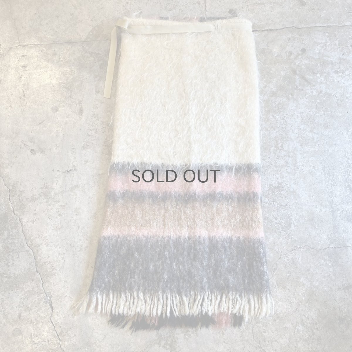 画像2: 【Wiz&Witch】"UNITED" VINTAGE FABRIC MIX WRAP SKIRT / FREE (2)