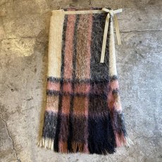 画像1: 【Wiz&Witch】"UNITED" VINTAGE FABRIC MIX WRAP SKIRT / FREE (1)
