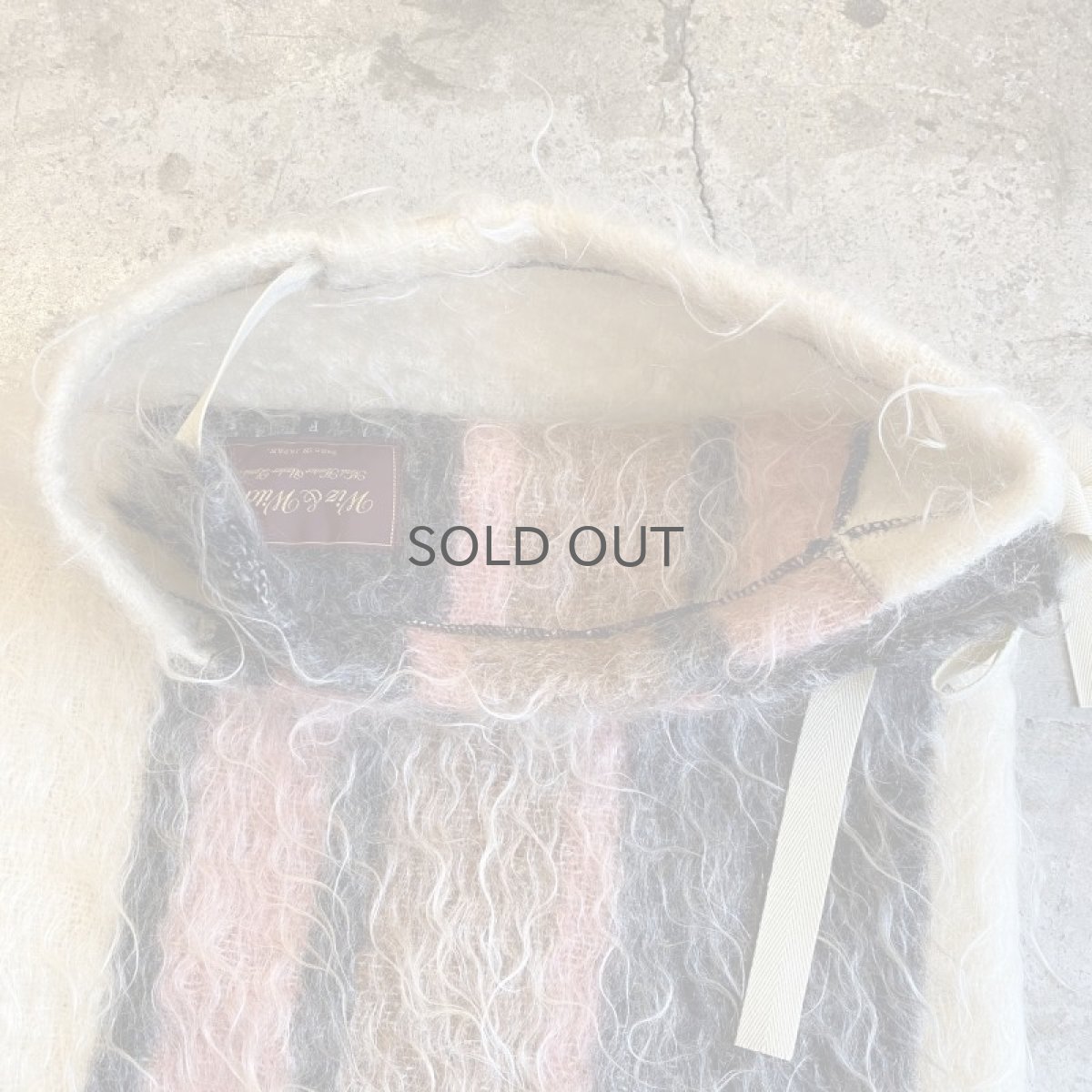 画像7: 【Wiz&Witch】"UNITED" VINTAGE FABRIC MIX WRAP SKIRT / FREE (7)