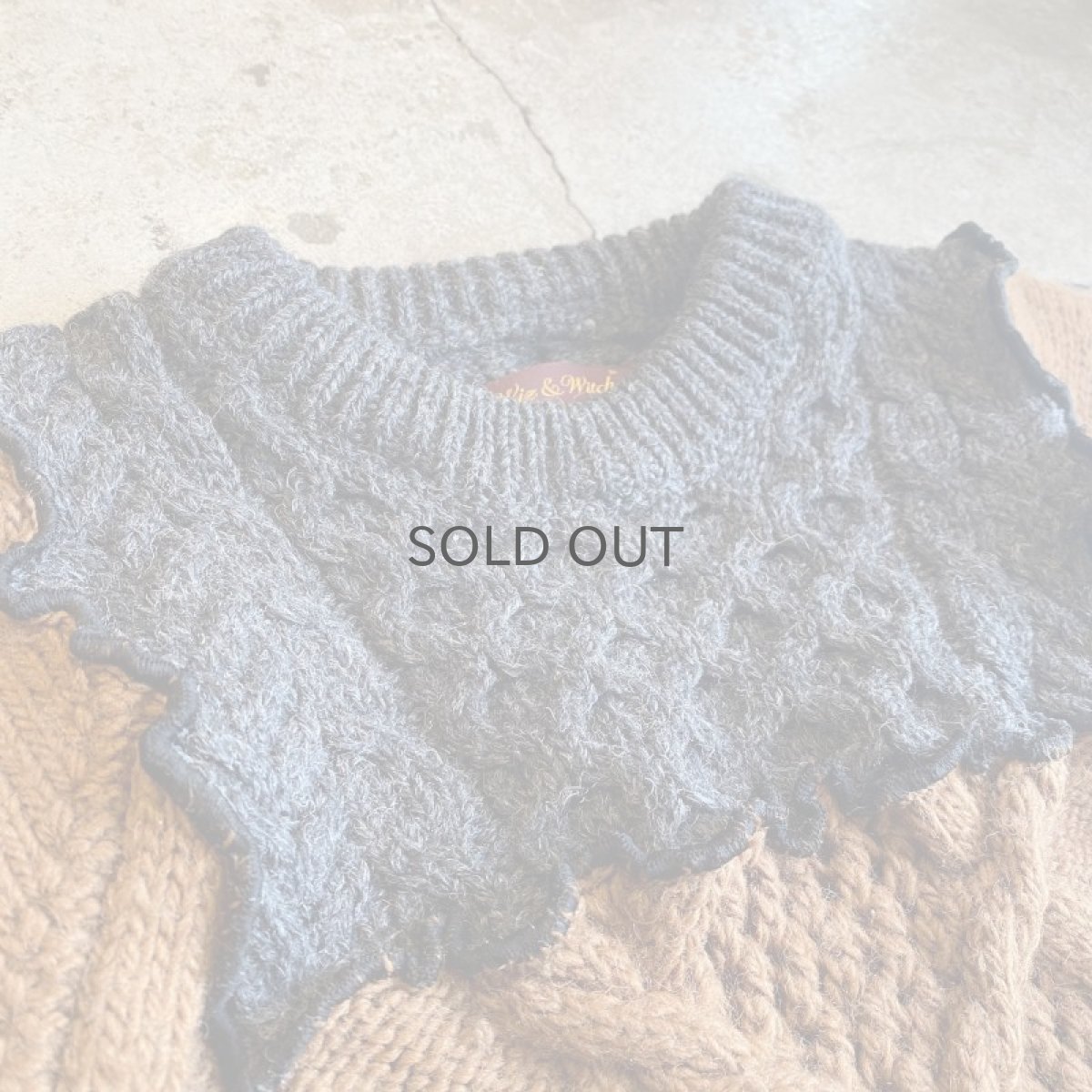 画像5: 【Wiz&Witch】"UNITED" PATCHWORK ALAN KNIT / OS (5)