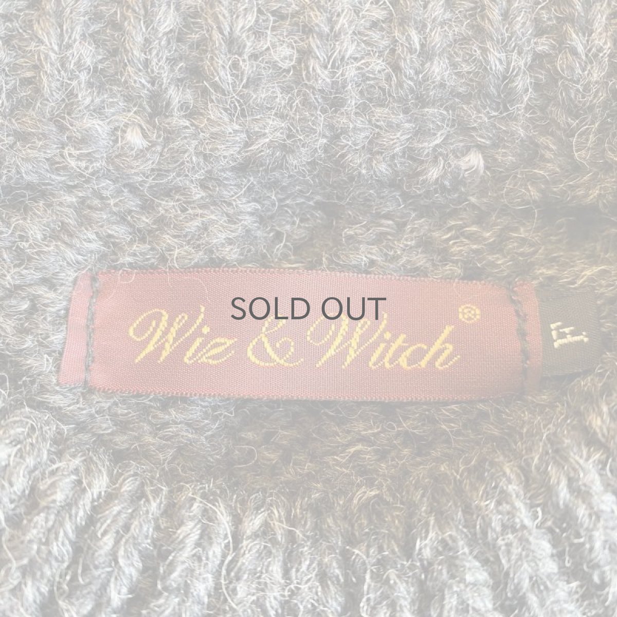 画像9: 【Wiz&Witch】"UNITED" PATCHWORK ALAN KNIT / OS (9)