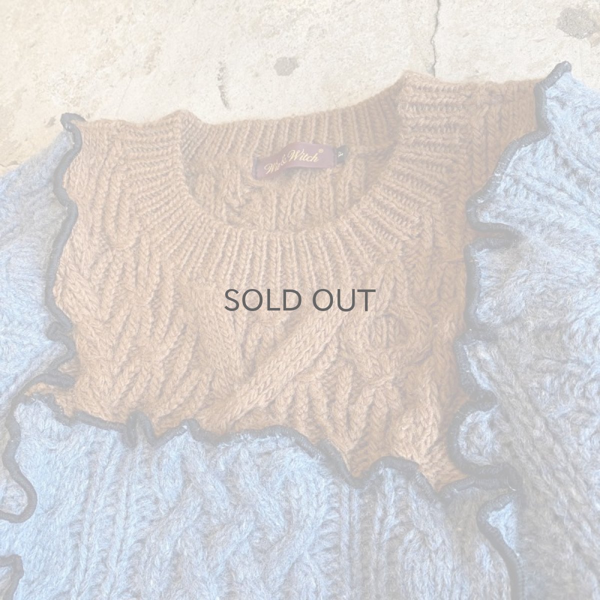 画像5: 【Wiz&Witch】"UNITED" PATCHWORK ALAN KNIT / OS (5)