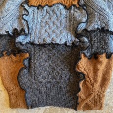 画像6: 【Wiz&Witch】"UNITED" PATCHWORK ALAN KNIT / OS (6)