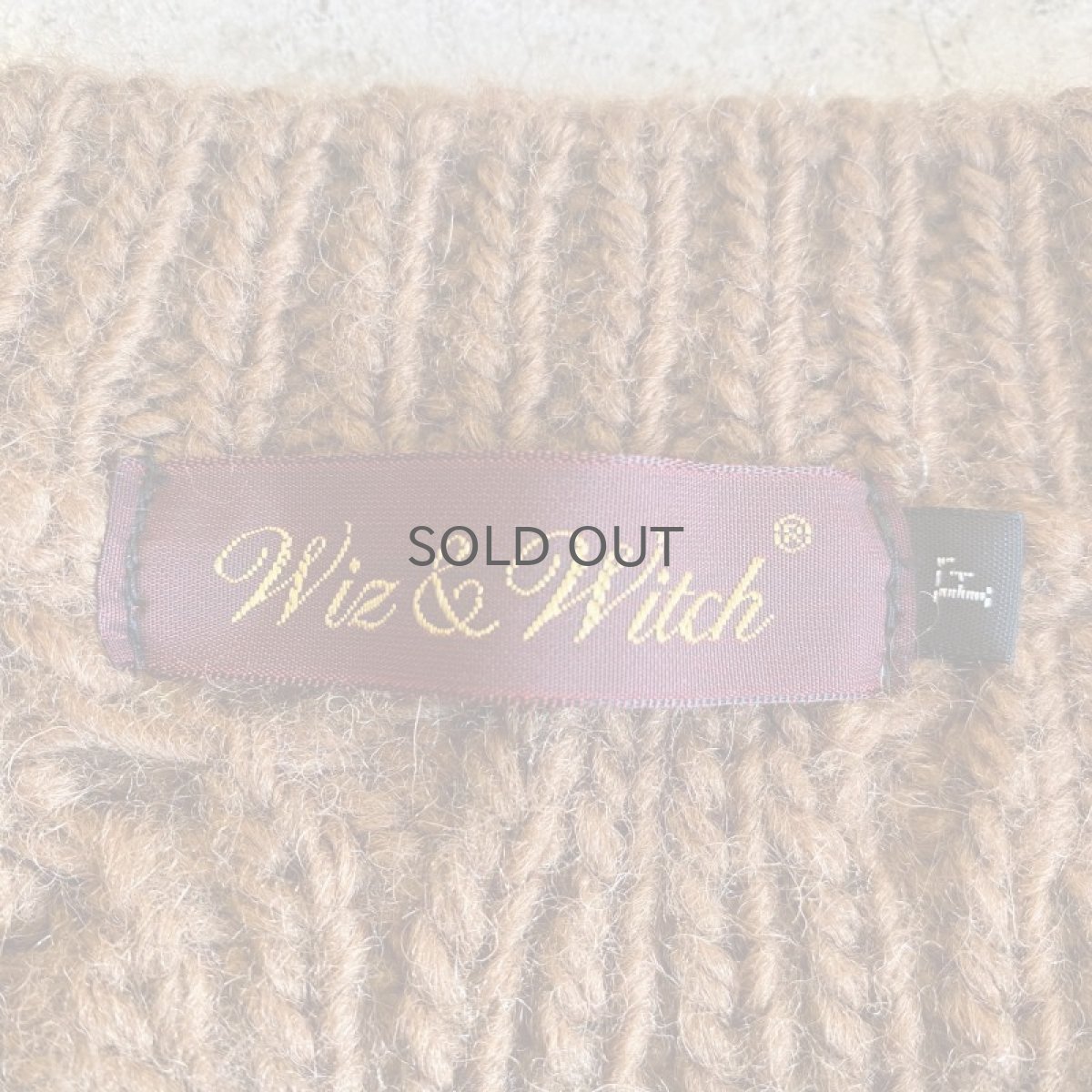 画像9: 【Wiz&Witch】"UNITED" PATCHWORK ALAN KNIT / OS (9)