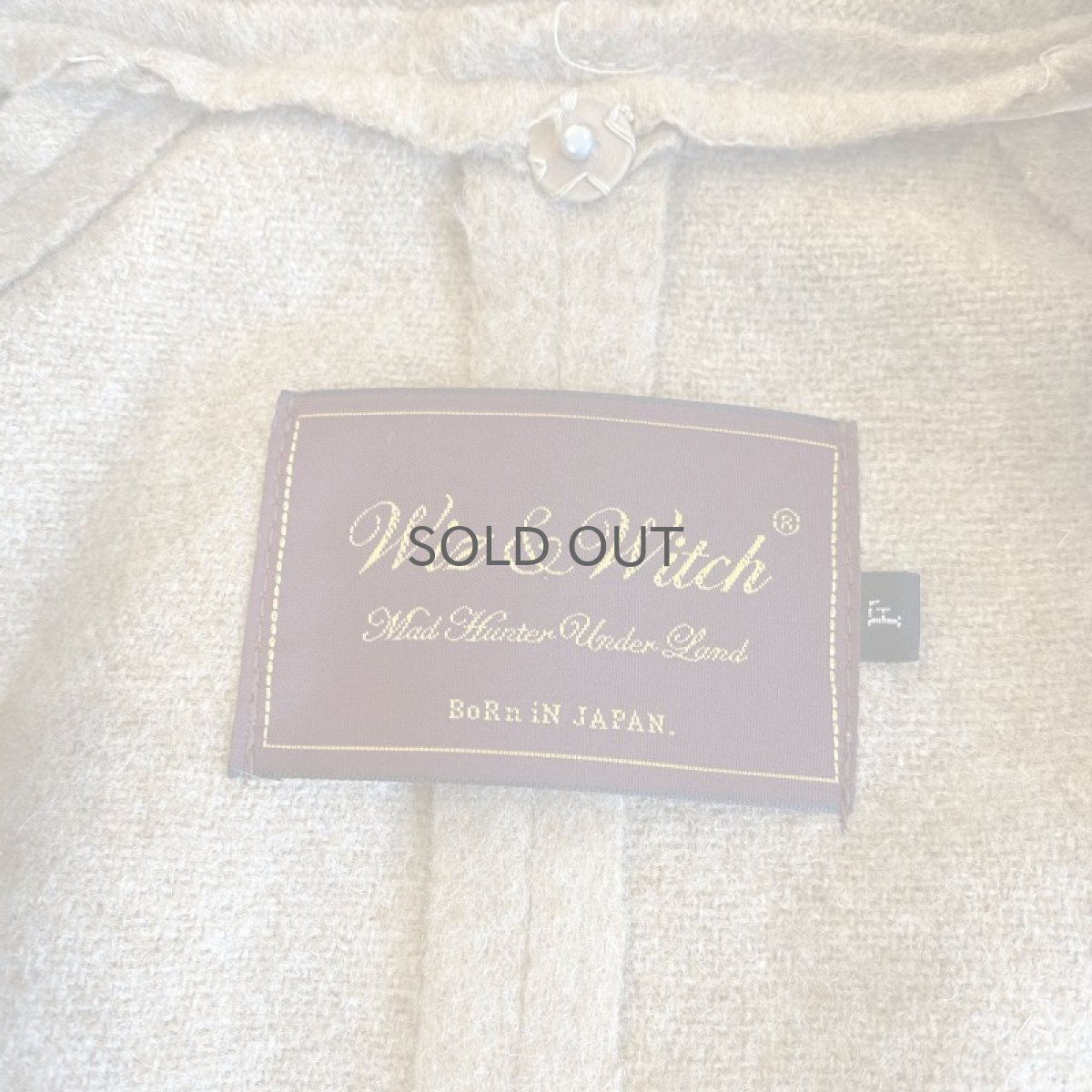 画像9: 【Wiz&Witch】"HOOK UP" OLD WOOL LINER COAT / OS (9)