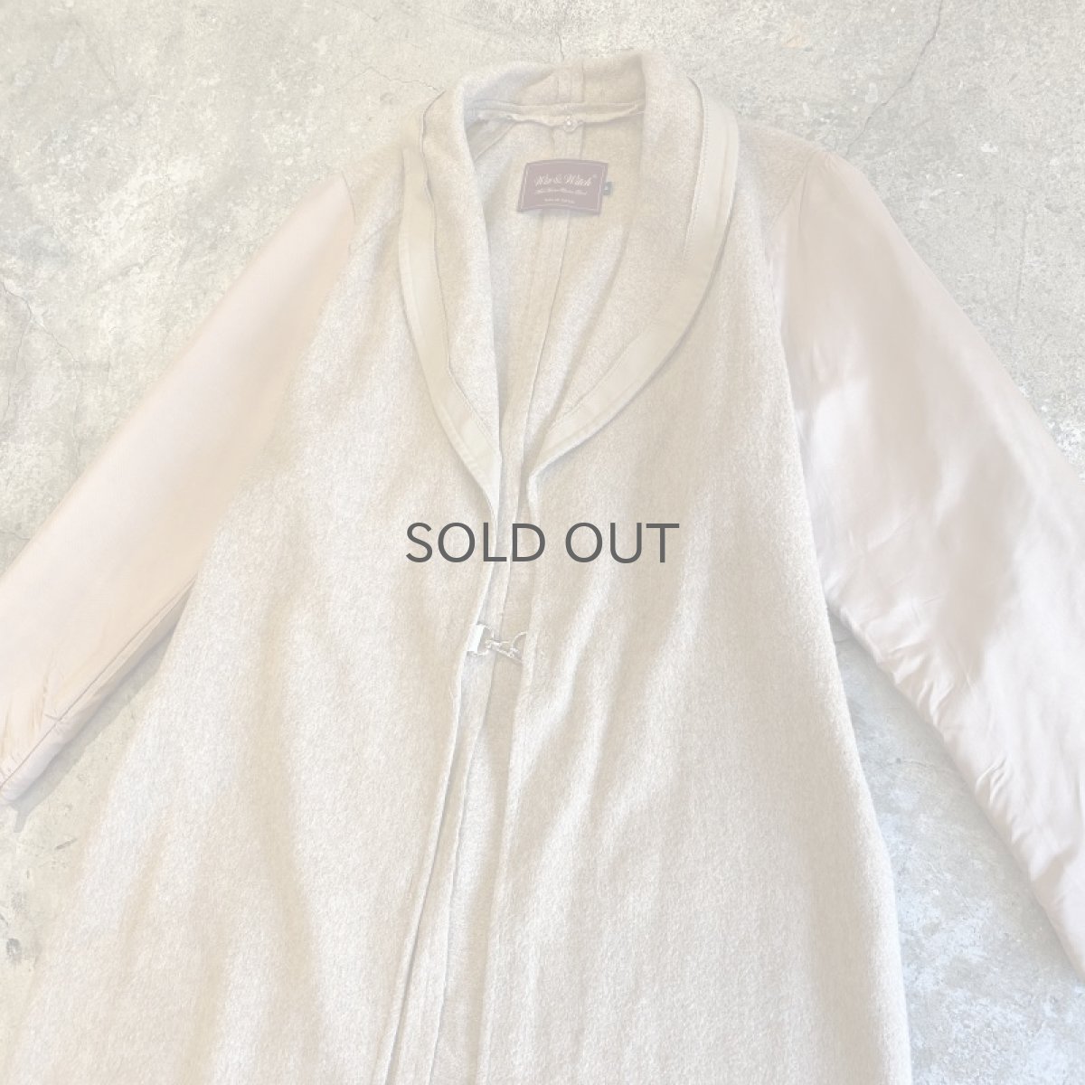 画像4: 【Wiz&Witch】"HOOK UP" OLD WOOL LINER COAT / OS (4)