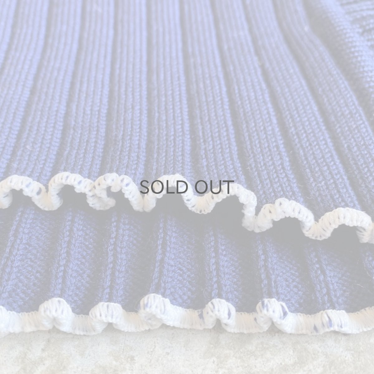 画像7: 【Wiz&Witch】"OUT STITCH" VINTAGE RIB CARDIGAN / OS (7)