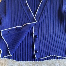 画像5: 【Wiz&Witch】"OUT STITCH" VINTAGE RIB CARDIGAN / OS (5)