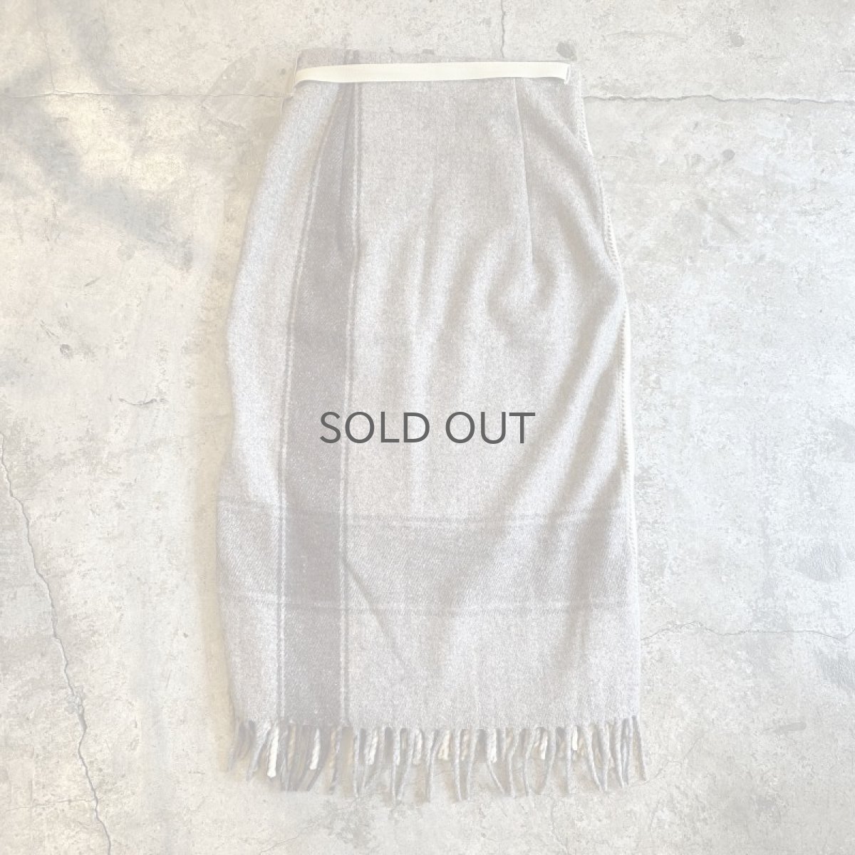 画像2: 【Wiz&Witch】"UNITED" VINTAGE FABRIC MIX WRAP SKIRT / FREE (2)