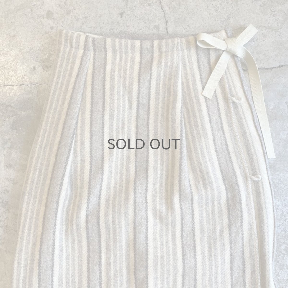 画像5: 【Wiz&Witch】"UNITED" VINTAGE FABRIC MIX WRAP SKIRT / FREE (5)