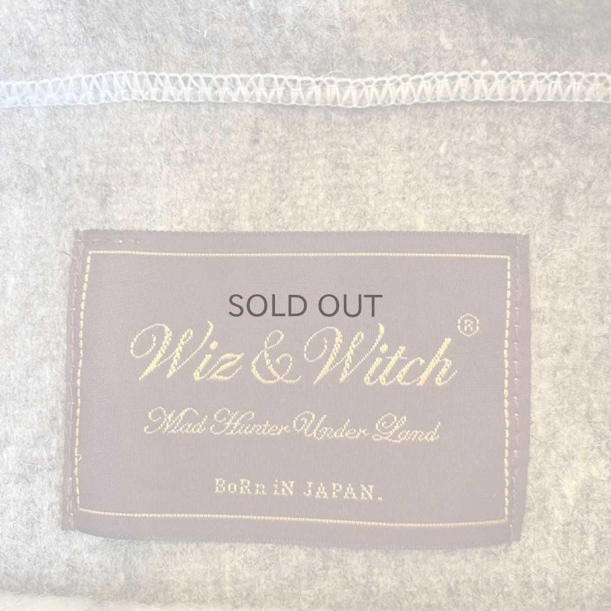 画像8: 【Wiz&Witch】"UNITED" VINTAGE FABRIC MIX WRAP SKIRT / FREE (8)