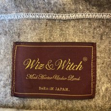 画像8: 【Wiz&Witch】"UNITED" VINTAGE FABRIC MIX WRAP SKIRT / FREE (8)