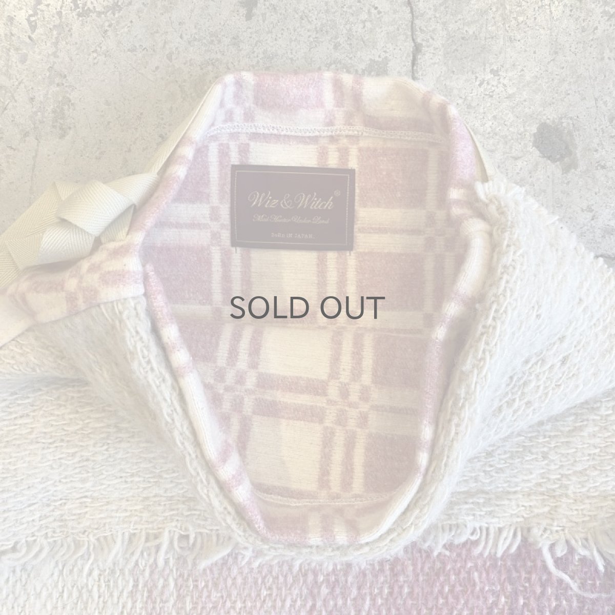 画像7: 【Wiz&Witch】"UNITED" VINTAGE FABRIC MIX WRAP SKIRT / FREE (7)