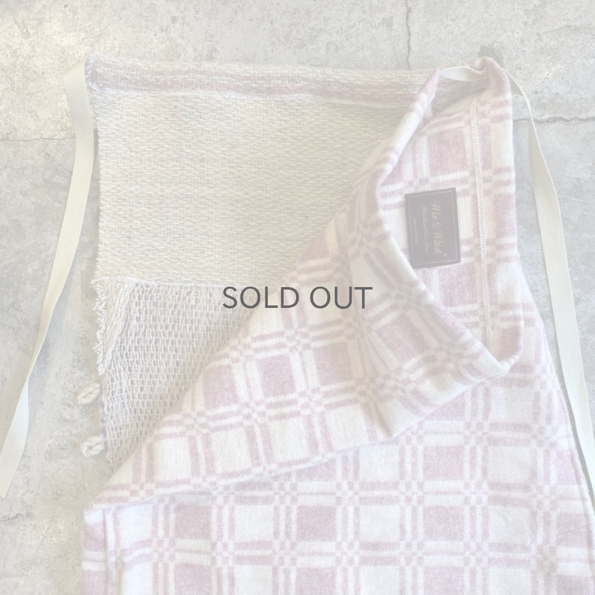 画像6: 【Wiz&Witch】"UNITED" VINTAGE FABRIC MIX WRAP SKIRT / FREE (6)