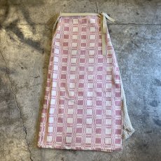 画像2: 【Wiz&Witch】"UNITED" VINTAGE FABRIC MIX WRAP SKIRT / FREE (2)