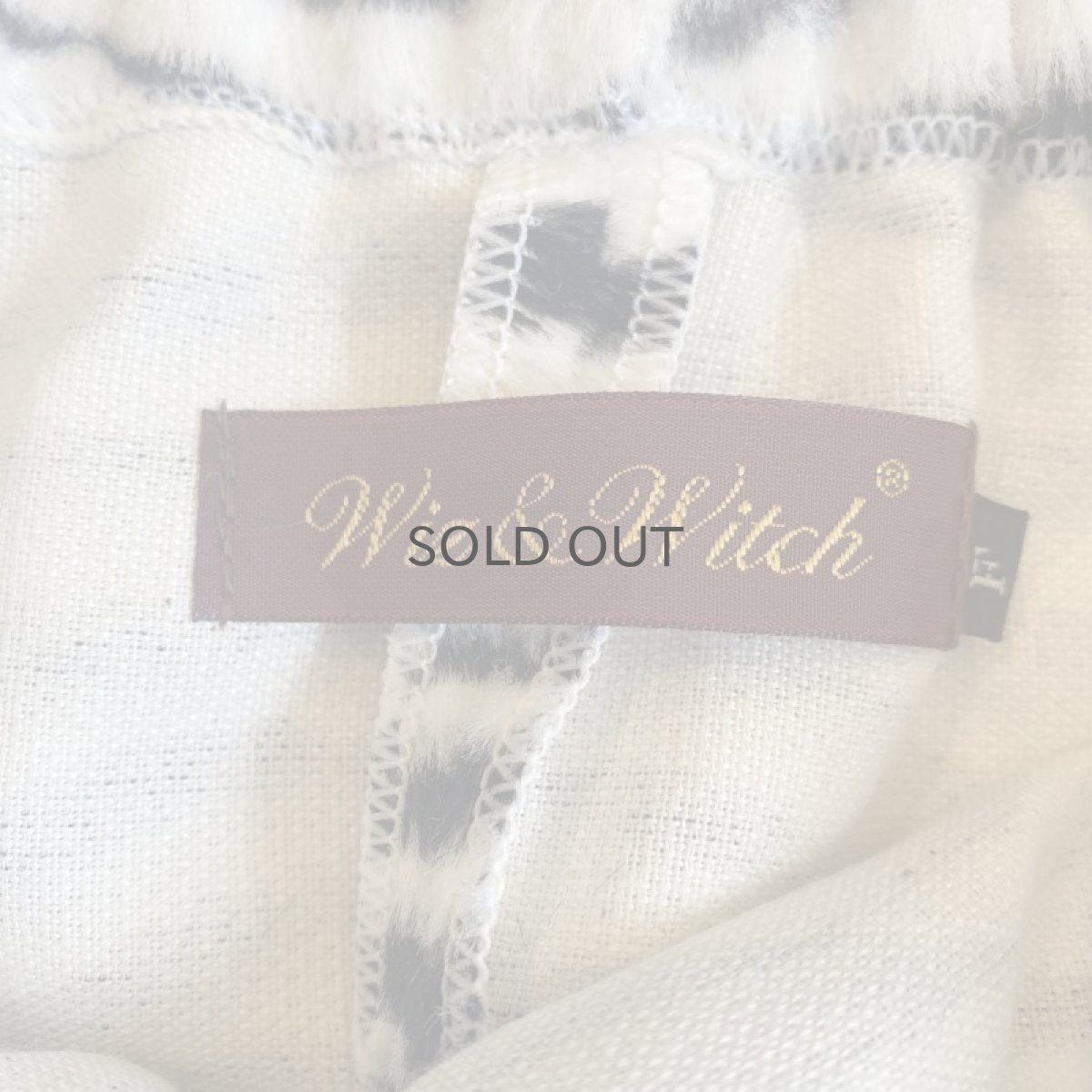 画像8: 【Wiz&Witch】"1950" BACK SLIT LONG SKIRT / FREE (8)