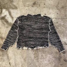 画像2: 【Wiz&Witch】"OUT STITCH" MOCK NECK HAND KNIT / OS (2)