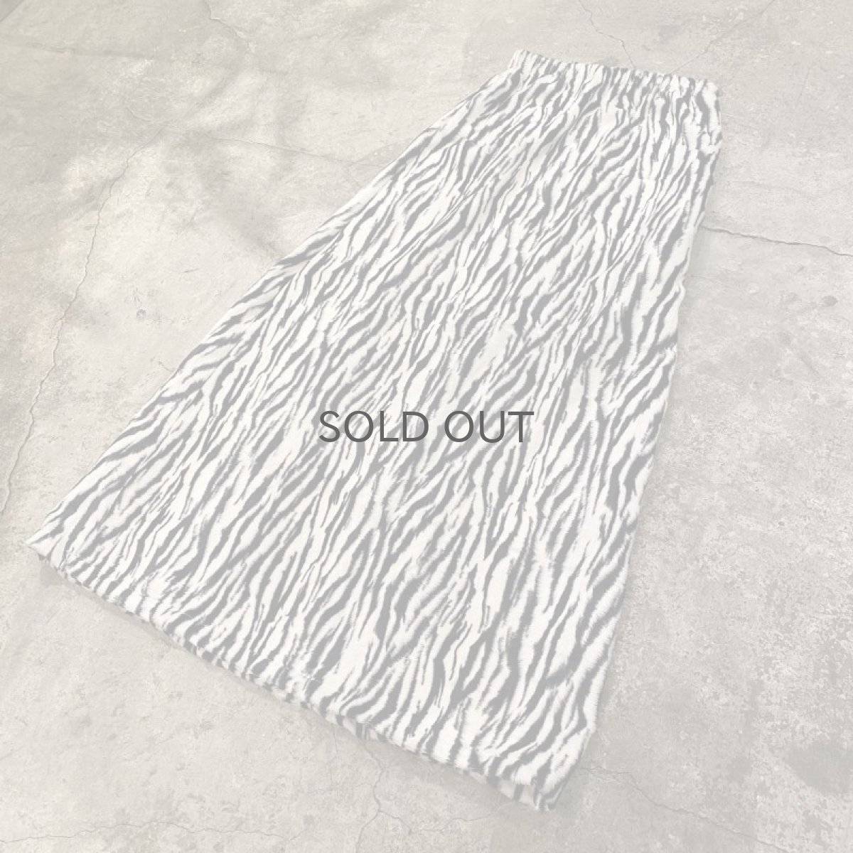 画像4: 【Wiz&Witch】"1950" ZEBRA FUR LONG SKIRT / FREE (4)