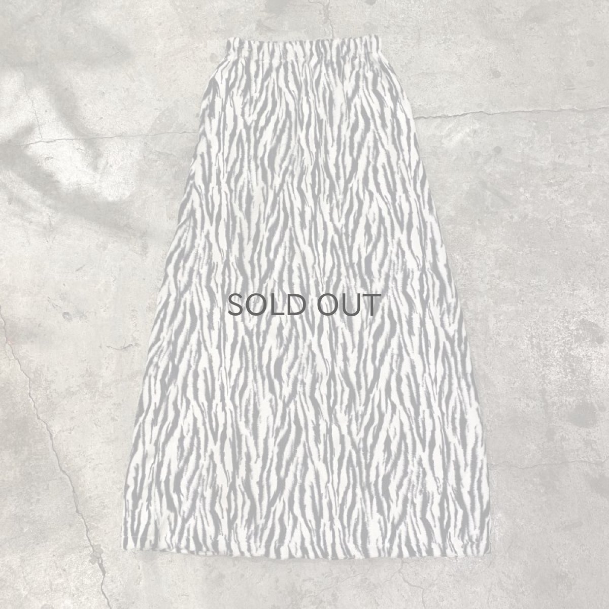 画像2: 【Wiz&Witch】"1950" ZEBRA FUR LONG SKIRT / FREE (2)