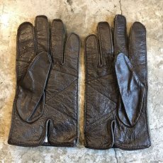 画像2: OLD FRANCE WOOL LEATHER DOCKING GLOVE / Ladies (2)