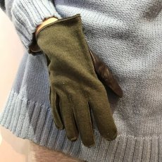 画像9: OLD FRANCE WOOL LEATHER DOCKING GLOVE / Ladies (9)