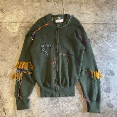 画像1: 【Wiz&Witch】×【KEEN KEEN】"MOCO" ZIP UP EURO KNIT JACKET / OS (1)