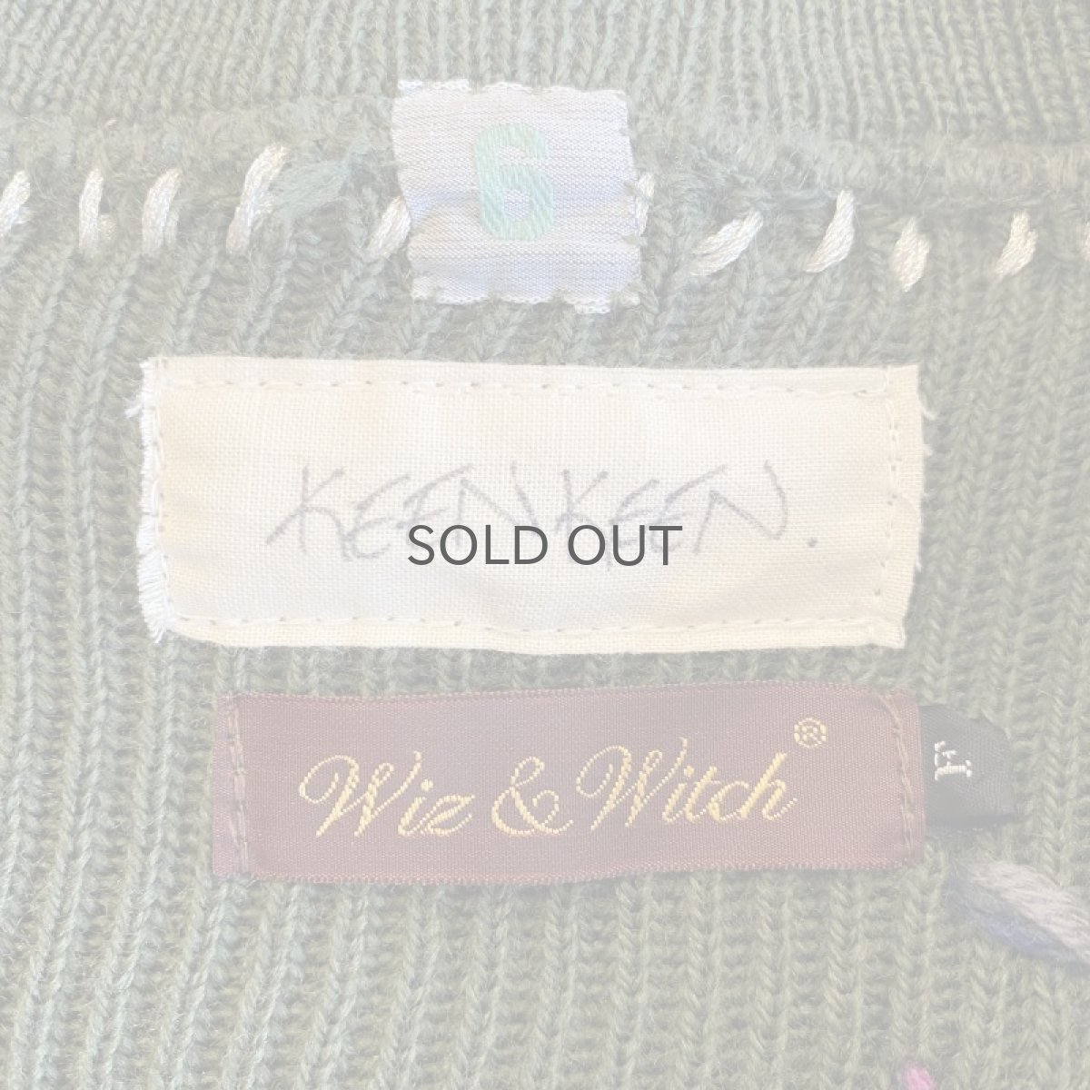 画像10: 【Wiz&Witch】×【KEEN KEEN】"MOCO" ZIP UP EURO KNIT JACKET / OS (10)