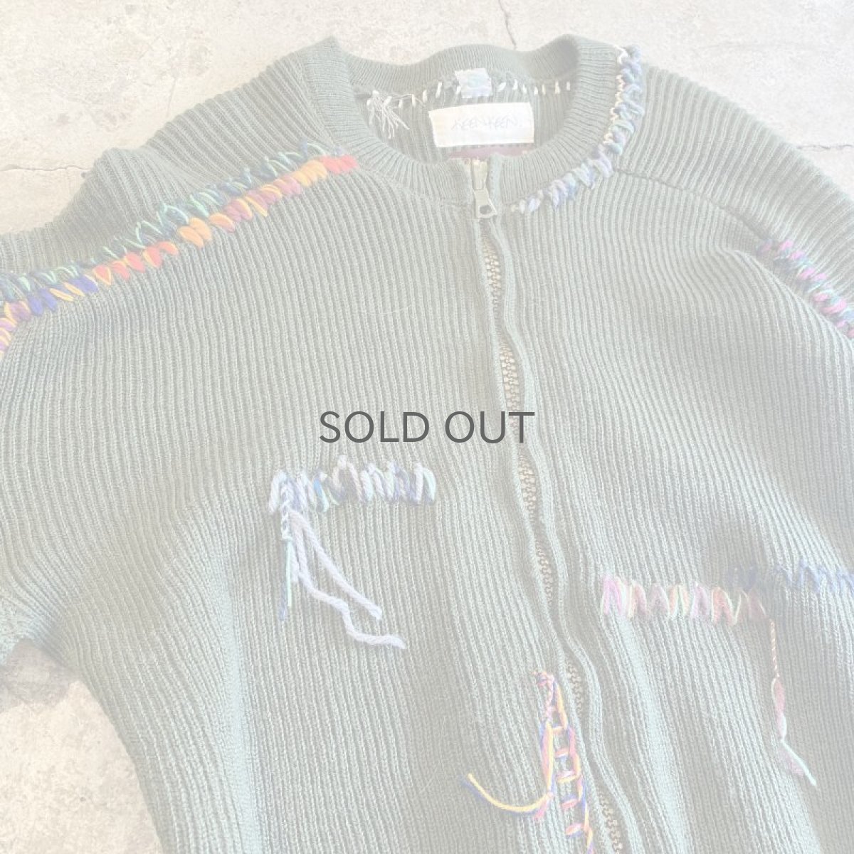 画像5: 【Wiz&Witch】×【KEEN KEEN】"MOCO" ZIP UP EURO KNIT JACKET / OS (5)