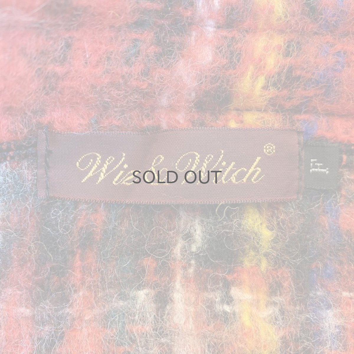 画像9: 【Wiz&Witch】"UNITED" VINTAGE MOHAIR WRAP SKIRT / FREE (9)