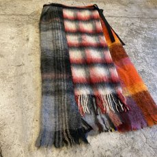 画像3: 【Wiz&Witch】"UNITED" VINTAGE MOHAIR WRAP SKIRT / FREE (3)