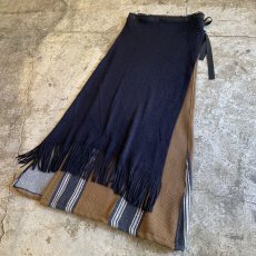 画像3: 【Wiz&Witch】"UNITED" WRAP SKIRT / FREE (3)