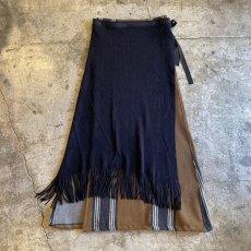 画像1: 【Wiz&Witch】"UNITED" WRAP SKIRT / FREE (1)