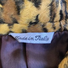 画像8: LEOPARD FAKE FUR DESIGN JACKET / Ladies S~M (8)