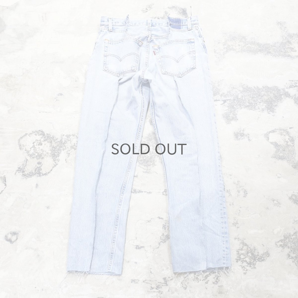 画像2: 【Wiz&Witch】"DIRTY BEAUTIFUL" CRUST ART JEANS/ W31 (2)