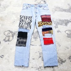 画像1: 【Wiz&Witch】"DIRTY BEAUTIFUL" CRUST ART JEANS/ W31 (1)