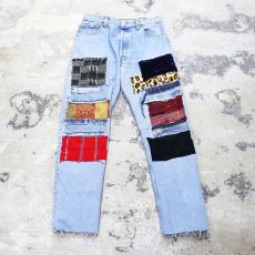 画像1: 【Wiz&Witch】"DIRTY BEAUTIFUL" CRUST ART JEANS/ W30 (1)