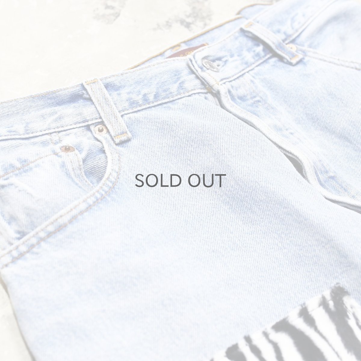 画像3: 【Wiz&Witch】"DIRTY BEAUTIFUL" CRUST ART JEANS/ W31 (3)