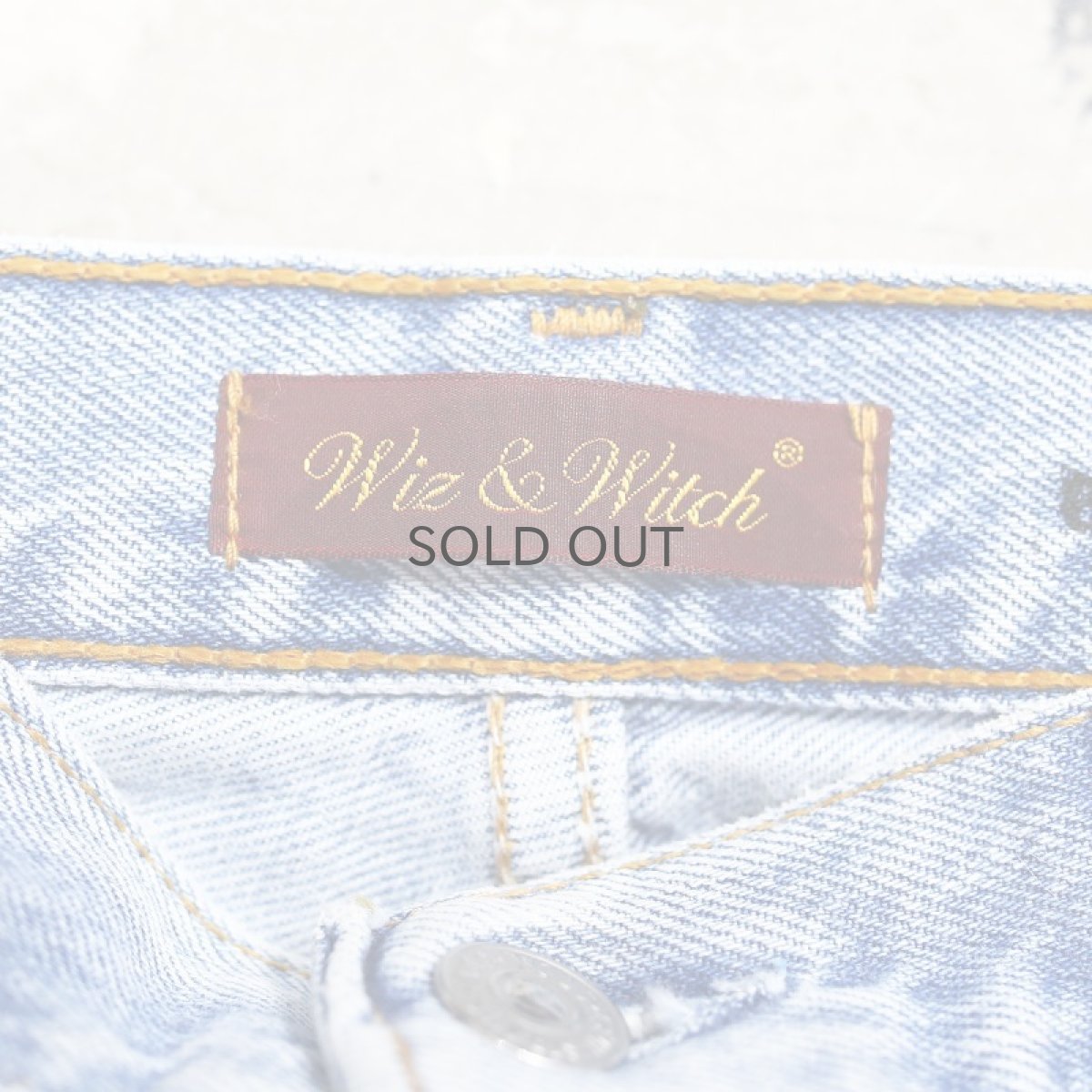 画像9: 【Wiz&Witch】"DIRTY BEAUTIFUL" CRUST ART JEANS/ W31 (9)