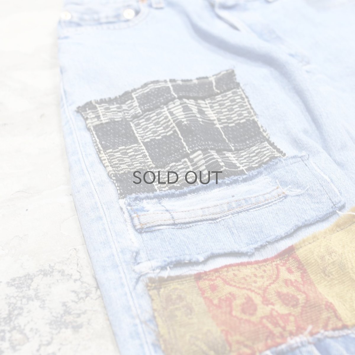 画像5: 【Wiz&Witch】"DIRTY BEAUTIFUL" CRUST ART JEANS/ W30 (5)