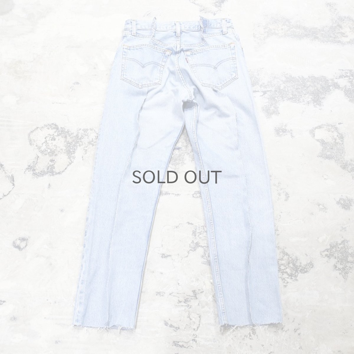 画像2: 【Wiz&Witch】"DIRTY BEAUTIFUL" CRUST ART JEANS/ W30 (2)