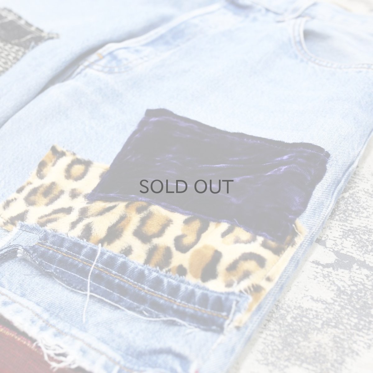 画像4: 【Wiz&Witch】"DIRTY BEAUTIFUL" CRUST ART JEANS/ W30 (4)