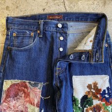 画像7: 【Wiz&Witch】"DIRTY BEAUTIFUL"  GOBELIN CRUST ART JEANS/ W29 (7)