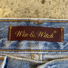 画像9: 【Wiz&Witch】"DIRTY BEAUTIFUL"  LACE CRUST ART JEANS/ W28 (9)