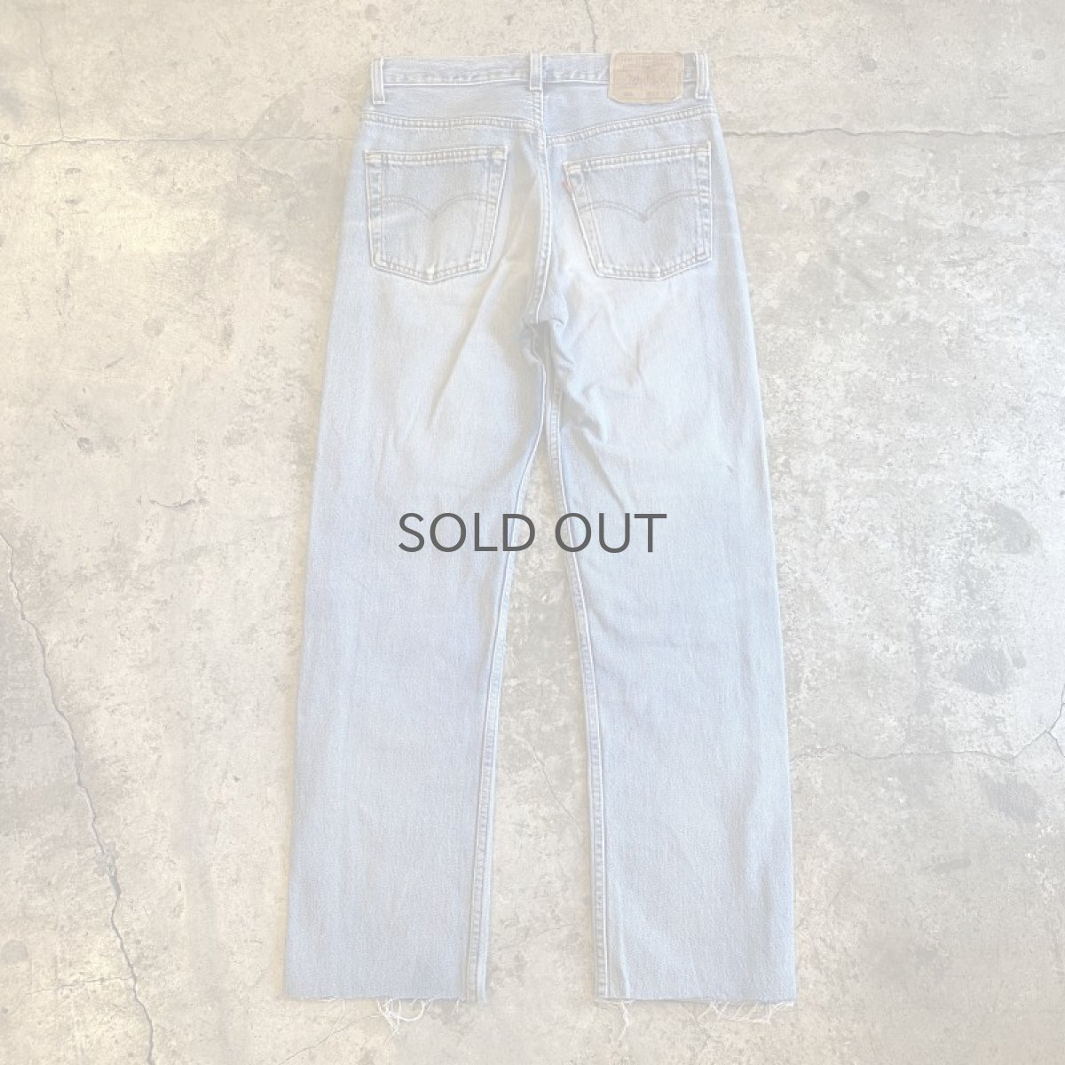 画像2: 【Wiz&Witch】"DIRTY BEAUTIFUL"  LACE CRUST ART JEANS/ W28 (2)