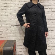 画像9: BIG COLLAR DESIGN MOHAIR COAT / Ladies M (9)