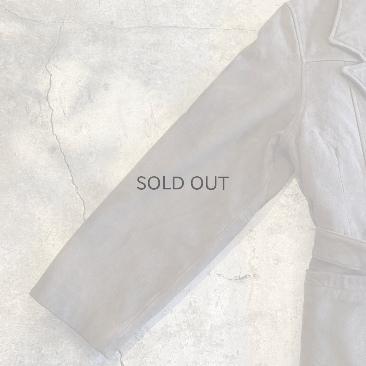 画像6: BELT DESIGN LEATHER JACKET / Ladies L (6)