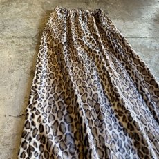 画像3: 【Wiz&Witch】"1950" BACK SLIT LEOPARD LONG SKIRT / FREE (3)