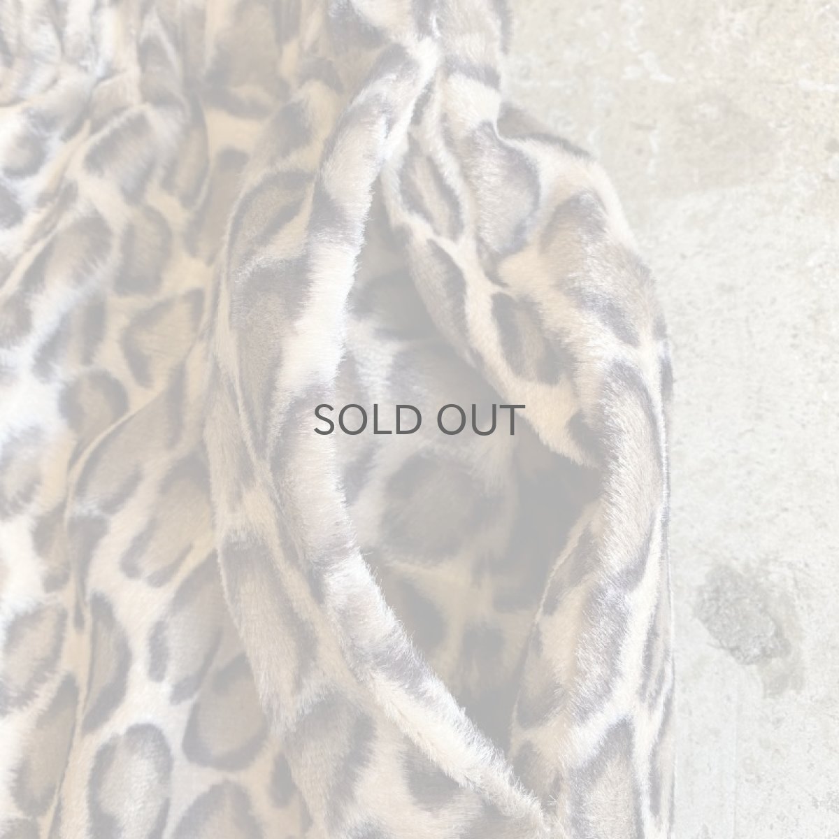 画像5: 【Wiz&Witch】"1950" BACK SLIT LEOPARD LONG SKIRT / FREE (5)